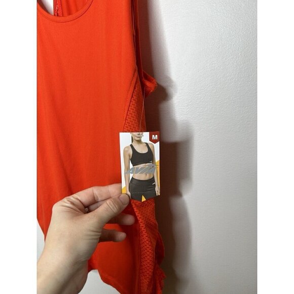 Avia Women's Active Lifestyle Crewneck Tank Top Bright Orange Size Medium NWT - Picture 6 of 11
